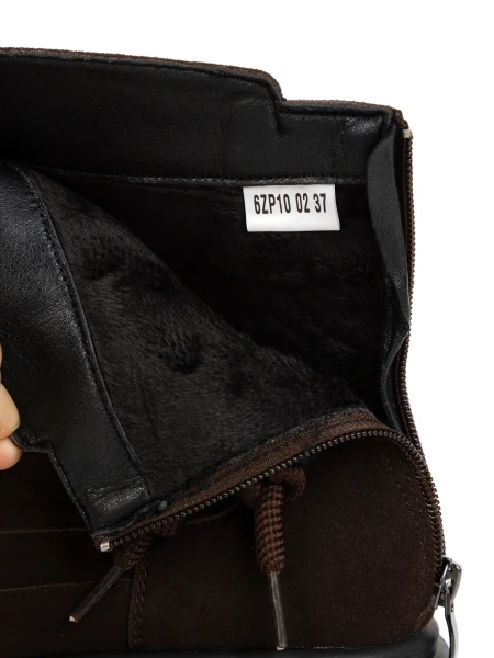 Ghete Dama din piele naturala 6ZP10 Maro | Pantoful » MeiMall.Ro